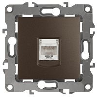 Розетка компьютерная Эра12 12-3107-13 RJ45 бронз. Эра Б0019351
