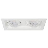Светильник MS-VORTEX-BUILT-S170x90-2x12W Warm3000 WH-WH 40 deg 230В 2х12Вт 3000К IP20 метал. Arlight 057761