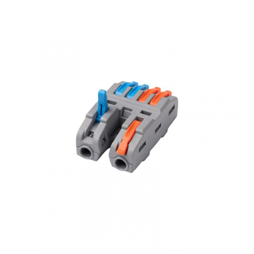 Клемма монтажная СМК PTC-2P 4224 BL/2 450В 32А 0.08-2.5(4.0)кв.мм JazzWay 5073760 фото 3