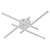 Светильник светодиодный Nora CLL-1-62-RC WH 62Вт 3000К-6000К 700х700х75 с пультом ДУ бел. Эра Б0069759