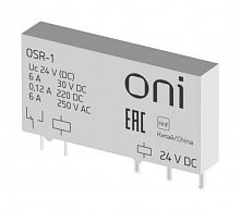 Реле ультратонкое OSR 1C 24В DC ONI OSR-1