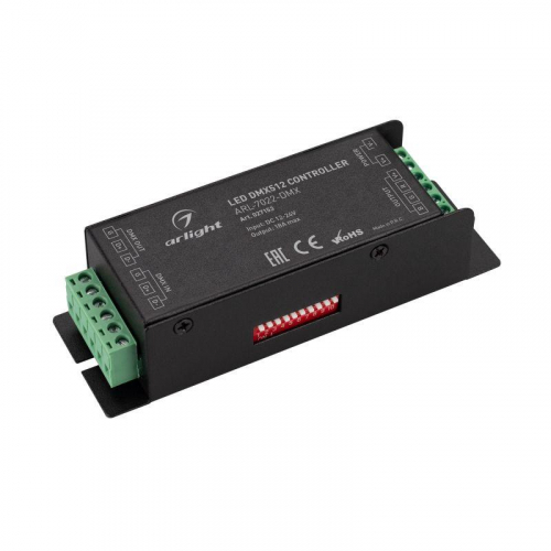 Декодер ARL-7022-DMX (12-24В 3х6А DMX512) (IP20 металл) Arlight 027153 Декодер ARL-7022-DMX (12-24В 3х6А DMX512) (IP20 металл) Arlight 027153