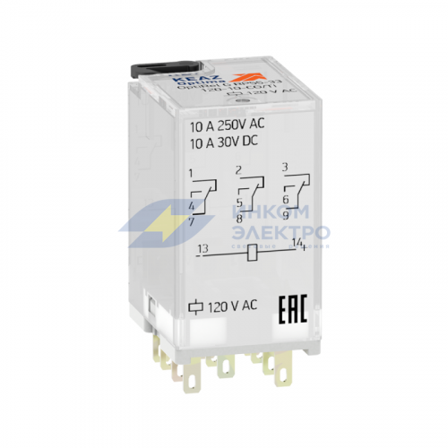 Реле промежуточное OptiRel G RP55-33-24D-10-CO КЭАЗ 281091