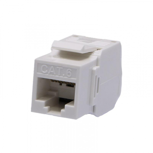 Модуль розеточный Keystone Jack 8P8C RJ-45 UTP кат.6 заделка без инструмента 180град. (DIY) SUPRLAN 10-0342-1 Модуль розеточный Keystone Jack 8P8C RJ-45 UTP кат.6 заделка без инструмента 180град. (DIY) SUPRLAN 10-0342-1