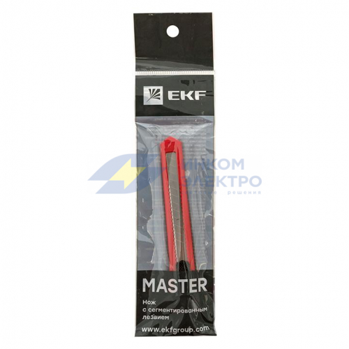 Нож с сегментированным лезвием 9мм НСМ-10 EKF Master ncm-10-ms фото 3