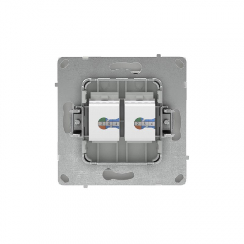 Розетка компьютерная 2-м KANT RJ45 кат.6A без шторки бел. песок DKC 7010674 фото 3 Розетка компьютерная 2-м KANT RJ45 кат.6A без шторки бел. песок DKC 7010674 фото 3