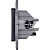 Розетка компьютерная 2-м СП Inspiria RJ45 кат.5E UTP IP20 антрацит IEK 673838