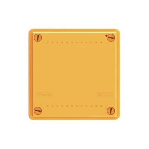 Коробка ответвительная FS 100х100х50мм IP56 4п 450В 6А 4кв.мм с гладкими стенками и клеммниками пластик. DKC FSB10404 фото 4