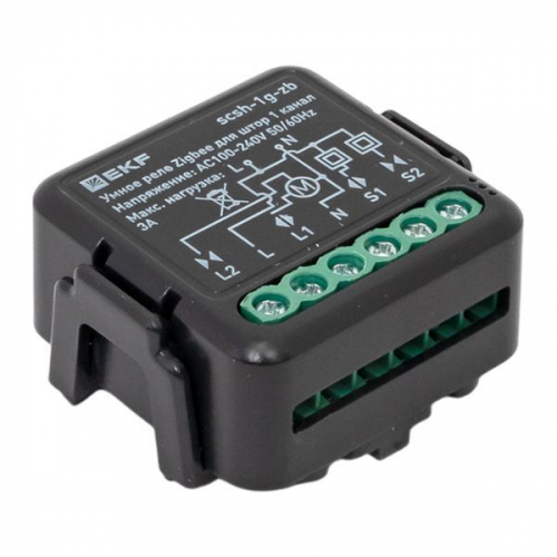 Реле умное для штор в подрозетник 1-канальное Zigbee Connect Select EKF scsh-1g-zb фото 8