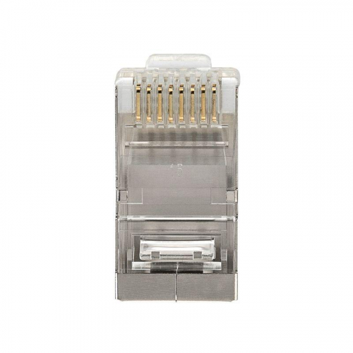Разъем сквозной FTP RJ45(8P8C) кат.6A Rexant 05-1039 фото 4 Разъем сквозной FTP RJ45(8P8C) кат.6A Rexant 05-1039 фото 4