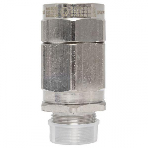 Ввод кабельный взрывозащ. M25x1.5 FECA 1Ex d IIC Gb/1Ex e II Gb/0Ex ia IIC Ga/2Ex nR II Gc EKF cgm25x1.5 фото 3