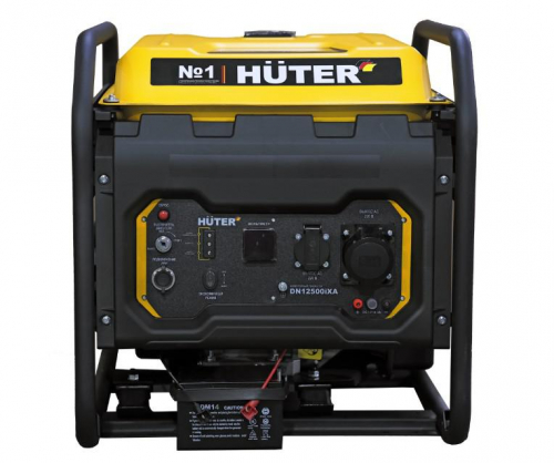Генератор инверторный DN12500iXA электростартер HUTER 64/10/13 фото 2