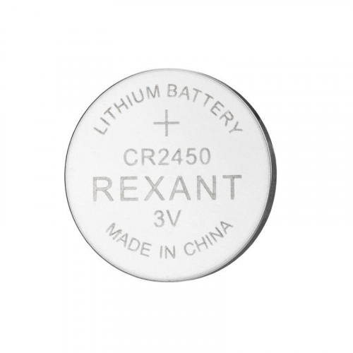Элемент питания литиевый CR2450 3В (блист.5шт) Rexant 39-1110