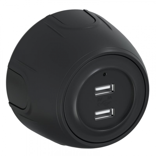 Розетка USB 2-м Rotondo с подсветкой черн. OneKeyElectro 7700900 Розетка USB 2-м Rotondo с подсветкой черн. OneKeyElectro 7700900