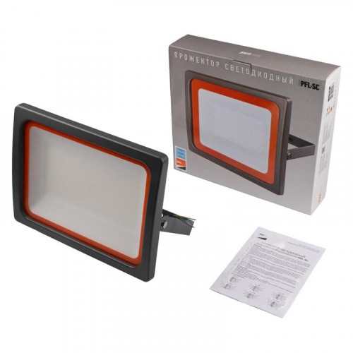 Прожектор светодиодный PFL-SC 150Вт 6500К IP65 190-260В ДО закален. матов. стекло JazzWay 5005167 фото 9 Прожектор светодиодный PFL-SC 150Вт 6500К IP65 190-260В ДО закален. матов. стекло JazzWay 5005167 фото 9