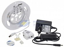 Комплект светодиодной подсветки &amp;quot;Сделай сам&amp;quot; DIY (лента LED 1.2м LSR-2835WW60-4.8-IP20-12В + драйвер + датчик движения) IEK 2LSR1-1-060-20-1-D12-S3