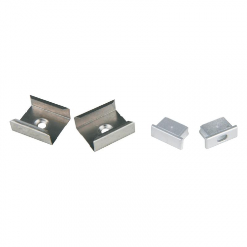 Набор аксессуаров UFE-N12 SILVER A POLYBAG для алюм. профиля серебр. Uniel UL-00004060