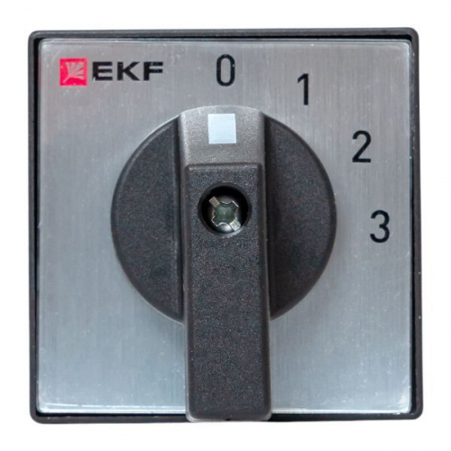 Переключатель кулачковый ПК-1-121 1п 10А "0-1-2-3" IP65 EKF pk-1-121-10-65 фото 2