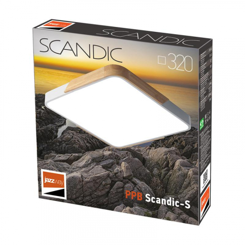 Светильник светодиодный декоративный PPB Scandic-S 24Вт 4000К IP20 настенно-потолочный бытовой WH/W JazzWay 5037298 фото 7