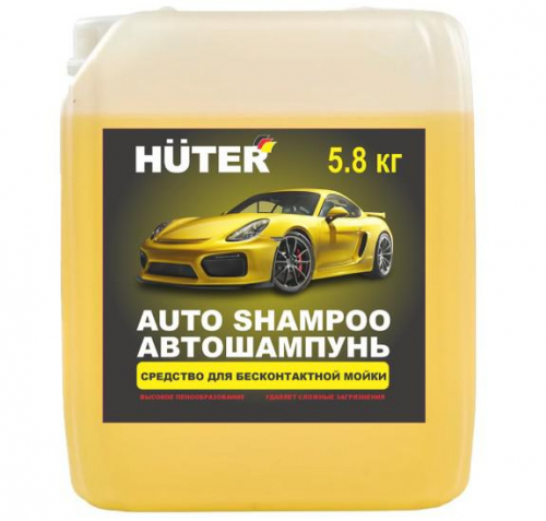 Автошампунь для бесконтактной мойки Active Foam 5.8кг HUTER 71/5/41 Автошампунь для бесконтактной мойки Active Foam 5.8кг HUTER 71/5/41