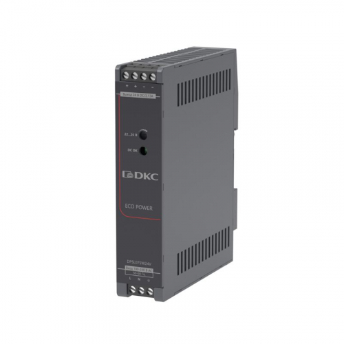 Источник питания "ECO POWER" 1ф 75Вт 24В DKC DPSL075W24V Источник питания "ECO POWER" 1ф 75Вт 24В DKC DPSL075W24V