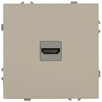 Розетка HDMI СП Galaxy 16А IP20 250В шампань Эра Б0070797