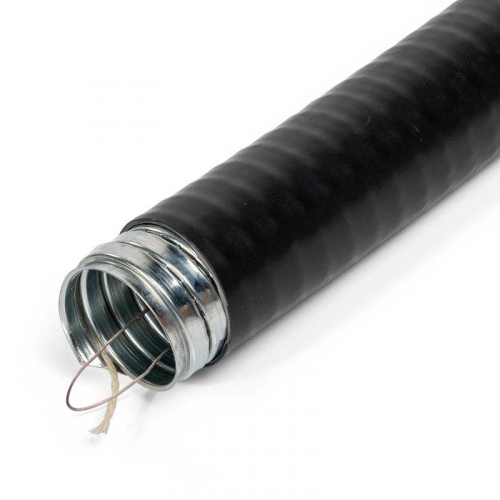 Металлорукав толстостенный МГ HEAVY DUTY 12 с протяжкой (уп.100м) Fortisflex 88402 Металлорукав толстостенный МГ HEAVY DUTY 12 с протяжкой (уп.100м) Fortisflex 88402