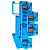 Колодка клеммная ST-4 32А пружинная двойн. син. EKF plc-jxb-st-4-4-2-blue