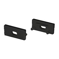 Заглушка SL-SLIM-H7 BLACK с отверстием пластик Arlight 037510