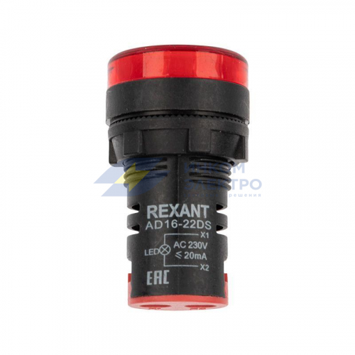 Матрица светодиодная AD22-230 В красн. Rexant 36-4740
