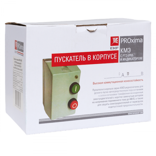 Пускатель в корпусе КМЭ 9А 400В с РТЭ Ir-1.6-2.5А и индикатором IP65 EKF ctrp-r-9-400v-2.5A-led фото 5