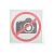Наклейка запрещающий знак "Фотосъемка запрещена" 150х150мм Rexant 56-0043