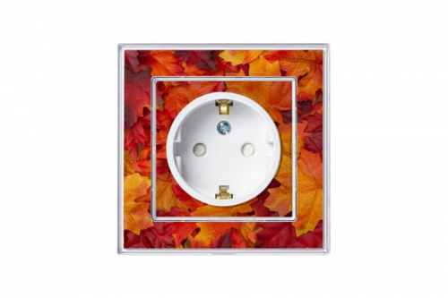 Розетка 1-м СП AtlasDesign Art 16А IP20 с заземл. защ. шторки механизм бел. SE ATN200145 фото 4