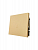 Кнопка звонка СП ZIMA IP20 безвинт. зажим зол. LEZARD 704-3688-103QC