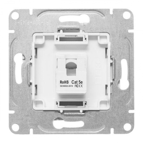 Розетка компьютерная СП Эпика RJ45 кат.5 механизм бел. EKF UP1-SOW-RJ45-5 фото 4 Розетка компьютерная СП Эпика RJ45 кат.5 механизм бел. EKF UP1-SOW-RJ45-5 фото 4