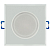 Светильник декоративный DK104 WH MR16 GU5.3 встраив. бел. ЭРА Б0058391