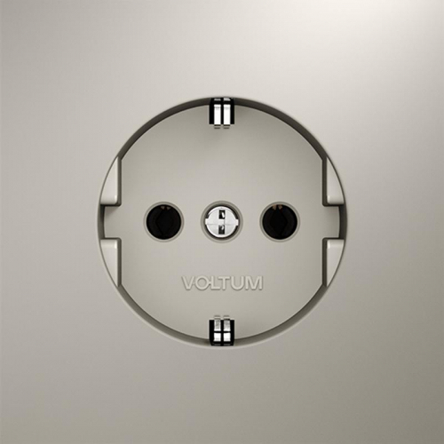 Розетка 1-м СП S70 16А с заземл. механизм кашемир Voltum VLS040103 фото 2 Розетка 1-м СП S70 16А с заземл. механизм кашемир Voltum VLS040103 фото 2
