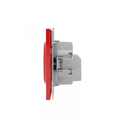 Розетка силовая KANT 2P+E без шторки красн. сатин DKC 7001033 фото 4 Розетка силовая KANT 2P+E без шторки красн. сатин DKC 7001033 фото 4