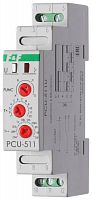 Реле времени PCU-511U 8А 12-264В AC/DC 1 перекл. IP20 многофункц. монтаж на DIN-рейке F&F EA02.001.011
