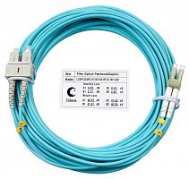 Шнур оптический duple FOP-50-LC-SC-25m x LC-SC 50/125 Cabeus 8474c