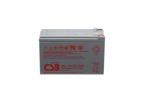 Аккумулятор 12В 9А.ч CSB HRL1234W F2 FR CSB Аккумулятор 12В 9А.ч CSB HRL1234W F2 FR CSB