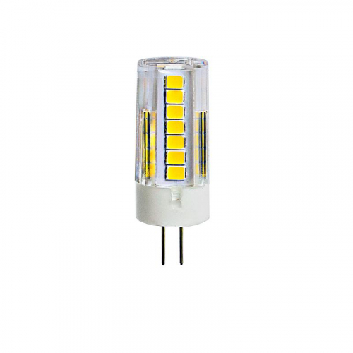 Лампа светодиодная LED-JC-220/5W/4000K/G4/CL GLZ09TR 5Вт прозрачная 4000К нейтр. бел. (упак. картон) Uniel UL-00006745