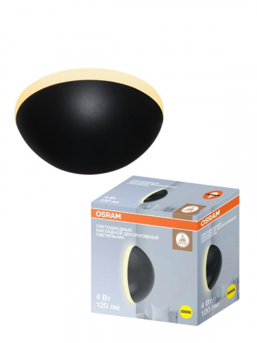 Светильник SURFSP SP 4Вт 3000К тепл. бел. 120лм бра настен. черн. OSRAM 4607194233120 Светильник SURFSP SP 4Вт 3000К тепл. бел. 120лм бра настен. черн. OSRAM 4607194233120