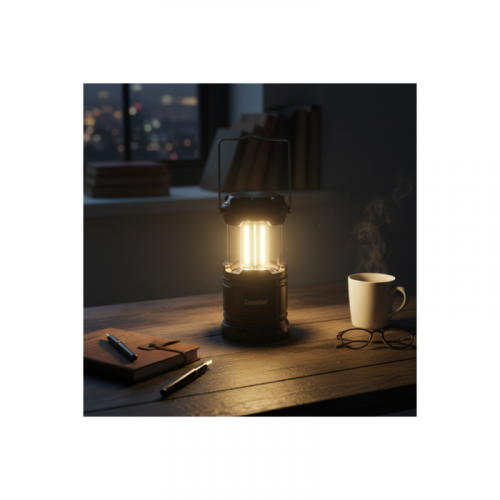 Фонарь кемпинговый LED5632 3COB LED элементы питания 3хAAA/R03 (не в компл.) пластик. черн. (кор) Camelion 13368 фото 7