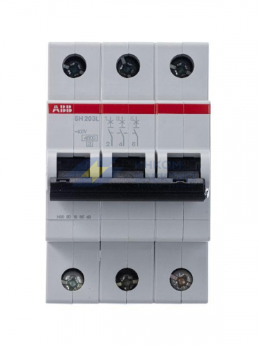 Выключатель автоматический модульный 3п C 40А 4.5кА SH203L C40 ABB 2CDS243001R0404 фото 3