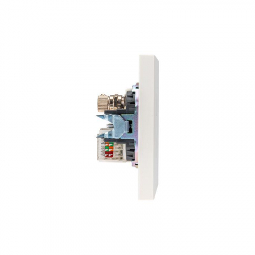 Розетка компьютерная + телевизионная СП STRONG MIELE RJ45 кат.6 + TV жемчуж. Kranz KR-78-0722-4 фото 4