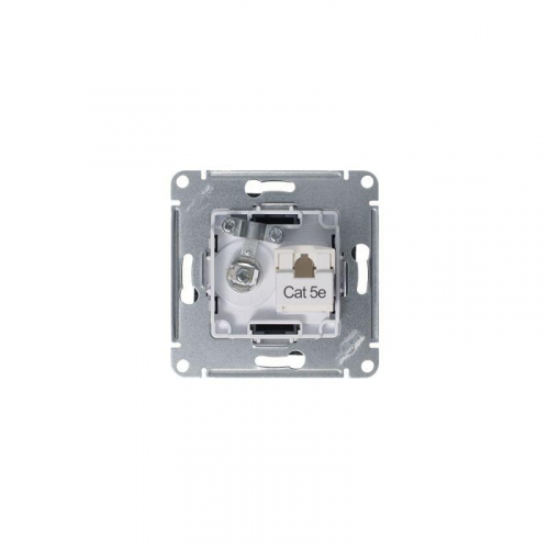 Розетка компьютерная + телевизионная 2-м СП AtlasDesign RJ45 кат.5E + TV механизм грифель SE ATN000789 фото 4