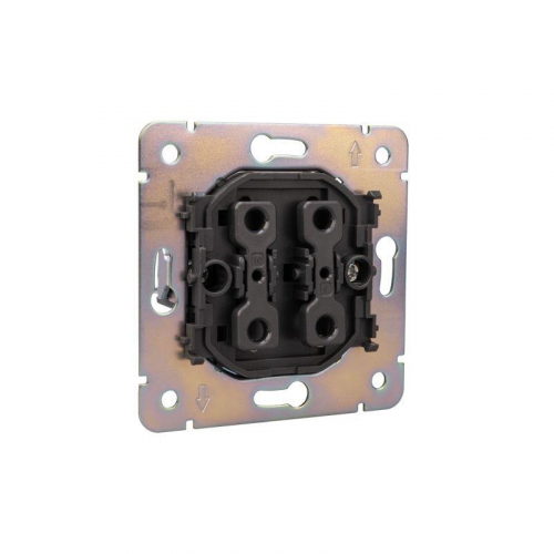 Выключатель 1-кл. СП STRONG MIELE 10А возвратный графит Kranz KR-78-0712-6 фото 6