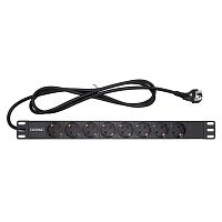 Блок розеток 8-м Schuko для 19дюйм шкафов DKC R519SH8