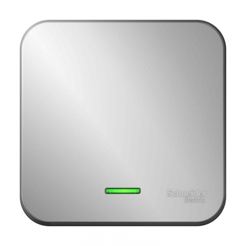 Выключатель 1-кл. ОП Blanca 10А IP20 (сх. 1) 250В с подсветкой с изолир. пластиной алюм. SE BLNVA101113 Выключатель 1-кл. ОП Blanca 10А IP20 (сх. 1) 250В с подсветкой с изолир. пластиной алюм. SE BLNVA101113